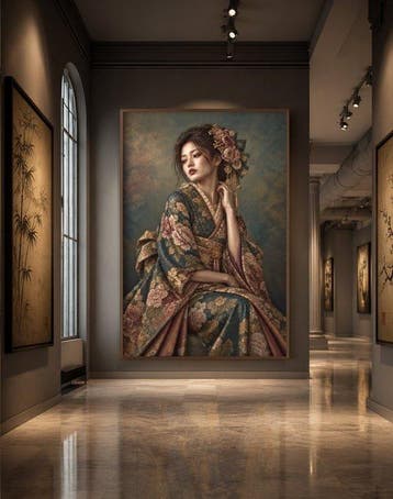 BJarco (1988) - Gilded Floral Grace ·  · XXL