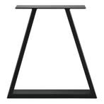 Stalen A /2 tafelpoot set van 2 meubelpoot 40x10x40 cm zwart, Huis en Inrichting, Tafelonderdelen, Verzenden, Nieuw