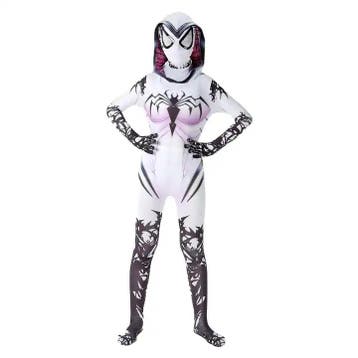 Halloween Spider-Gwen - 110-116 (4-5 Jaar) - Verkleedkleding, Ophalen of Verzenden, Nieuw