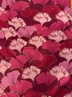 san Leucio - elegante kasjmierplaid, Ginkgo biloba,