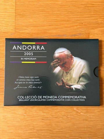 Andorra. 2005, Complete Official Mint Set, 8 x Coins (Zonder
