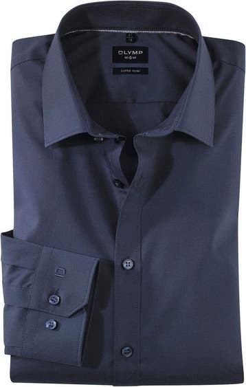 OLYMP Overhemd N0.6 Navy maat 37 Heren, Verzenden, Nieuw, Blauw, OLYMP
