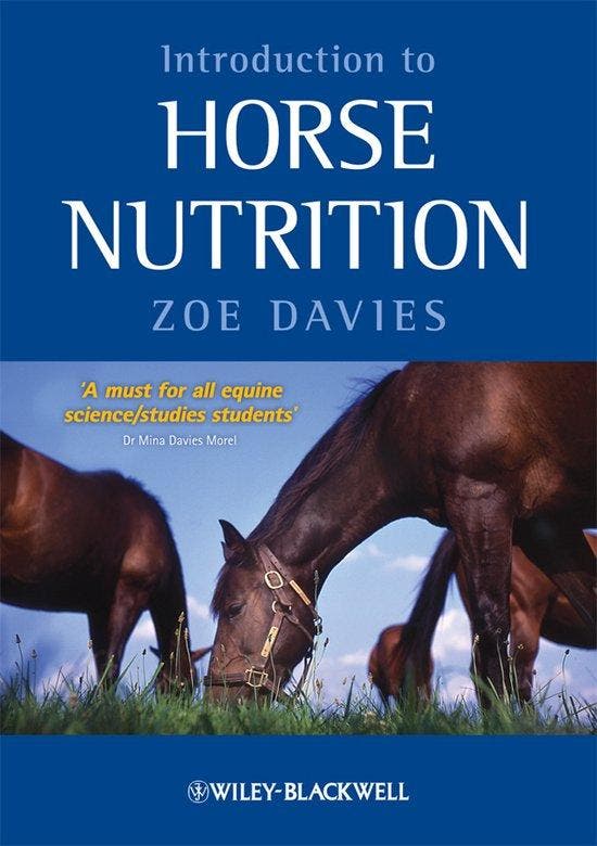 Boek Introduction To Horse Nutrition 9781405169981, Boeken, Overige Boeken, Zo goed als nieuw, Verzenden