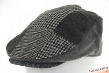 Platte pet Hawkins patchwork grijs/bruin/blauw 57 58 59 60, Kleding | Heren, Hoeden en Petten, Ophalen of Verzenden, Nieuw, Hawkins