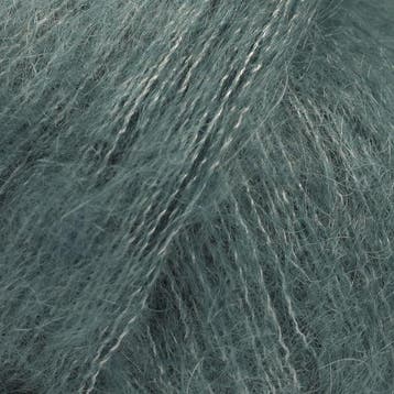 DROPS Kid-Silk Uni Colour - 37 noordzee - Mohair Garen, Ophalen of Verzenden, Nieuw