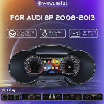 Digitale Cockpit Instrumentenpaneel LCD voor Audi A3 8P (200, Verzenden, Nieuw
