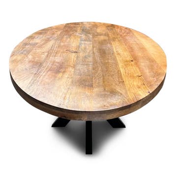 Eettafel Silvia Ovaal 300x120cm Mango Naturel, Huis en Inrichting, Ophalen of Verzenden, Nieuw