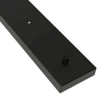Calex Plafondplaat Mat Zwart 3 Snoeren 70x10 cm, Ophalen of Verzenden, Nieuw