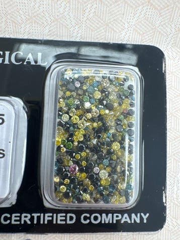Zonder minimumprijs - 448 pcs Diamant (Kleurbehandeld) -, Sieraden, Tassen en Uiterlijk, Edelstenen, Nieuw