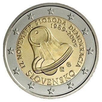 Slowakije 2 Euro Fluwelen Revolutie 2009, Verzenden