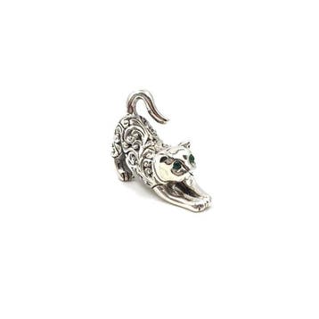 Beeldje - Katze - .925 zilver