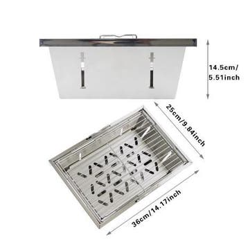 Opvouwbare RVS camping grill voor IGT tafel outdoor koken, Verzenden, Nieuw