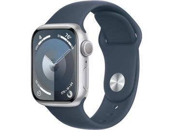 Apple Watch Series 9 - 45mm - Aluminium - Zilver - GPS, Sieraden, Tassen en Uiterlijk, Verzenden, Zo goed als nieuw, Apple