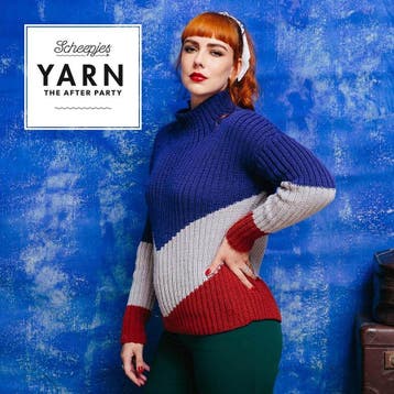 Breipatroon Damestrui Chevron Jumper met halve col van Mer, Ophalen of Verzenden, Nieuw