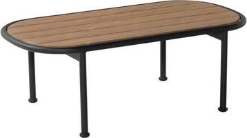 2dekans | Hartman Tuintafel - Teakhout - Ovaal - 122 x 63 x, Ophalen of Verzenden, Zo goed als nieuw