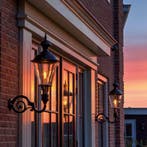 Buitenlamp Amstel M Dag Nacht Schemersensor LED, Overige materialen, Minder dan 50 watt, Staande lamp, Nieuw