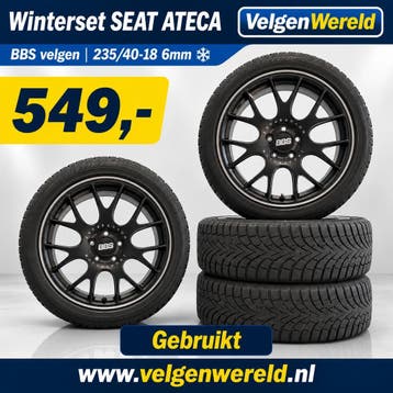 19 inch BBS velgen + winterbanden | Seat Ateca  0726-23, 19 inch, Gebruikt, Banden en Velgen, 235 mm
