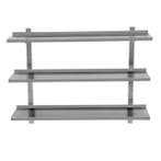 RVS Wandschap  | Inclusief Consoles | D 400mm x B 1600 x..., Verzenden, Nieuw in verpakking