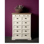 *WOONWINKEL* Tower Living Fleur Ladekast Van Hout, Huis en Inrichting, Kasten | Ladekasten, Verzenden, Nieuw