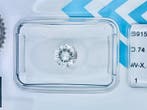 Zonder minimumprijs - 1 pcs Diamant (Natuurlijk) - 0.74 ct -, Nieuw