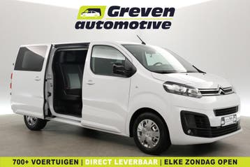 Citroën Jumpy 2.0 BlueHDI 145PK L3H1 | DC | 6 Zits |  Airco, Euro 6, Citroën, Wit, Nieuw