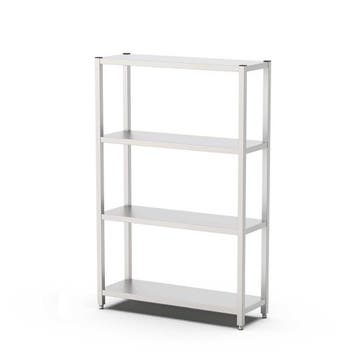 HCB Opbergrek - stelling - 120 x 40 x 180 cm - RVS, Verzenden, Nieuw in verpakking