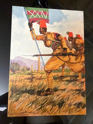 Eritrea, Ethiopië, Italië - Afrika - Koloniale militaire, Gelopen