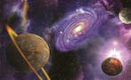 Fotobehang Sterren Planeten Ruimtevaart * Muurdeco4kids, Ophalen of Verzenden, Minder dan 10 m²
