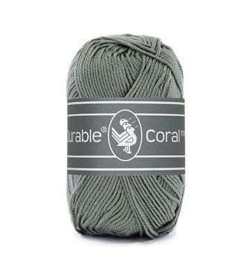 Durable Coral Mini 389 Slate - Haakgaren / Breigaren, Hobby en Vrije tijd, Ophalen of Verzenden, Nieuw, Breien of Haken, Wol of Garen