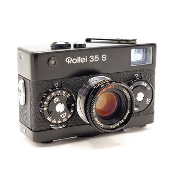 Rollei 35 S Analoge Camera (Occasion) + 1 jaar Garantie!, Audio, Tv en Foto, Fotocamera's Analoog, Ophalen of Verzenden, Gebruikt