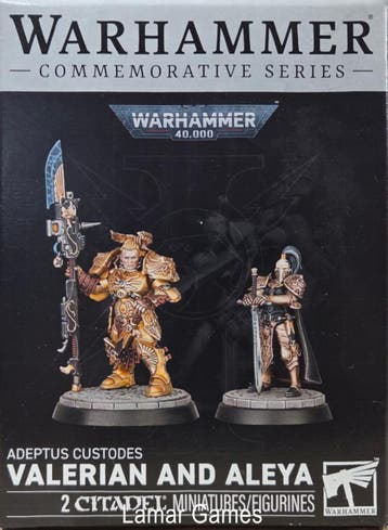 Adeptus Custodes Valerian and Aleya (Warhammer nieuw), Hobby en Vrije tijd, Wargaming, Ophalen of Verzenden, Nieuw