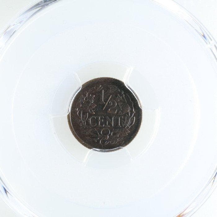 Nederland. Wilhelmina. 1/2 Cent 1922, Postzegels en Munten, Munten | Nederland