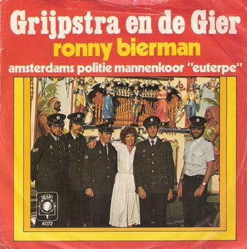 vinyl single 7 inch - Ronny Bierman - Amsterdams Politie..., Verzenden, Zo goed als nieuw, 7 inch, Nederlandstalig