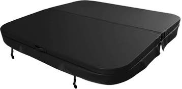Weau spacover 215 x 215 cm - Zwart - Radius 18 cm, Verzenden, Nieuw