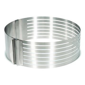 Patisse Taartvormensnijder Verstelbaar RVS 24-30cm, Verzenden, Nieuw