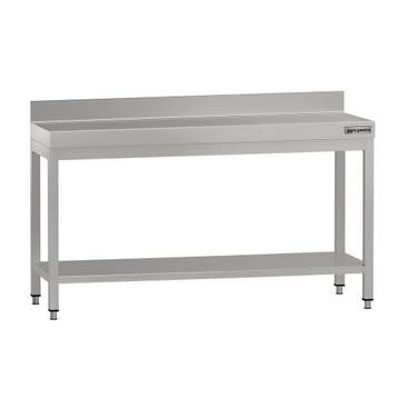 GGM Gastro | RVS werktafel ECO - 1600x700mm - met onderschap, Verzenden, Nieuw in verpakking, Meubilair