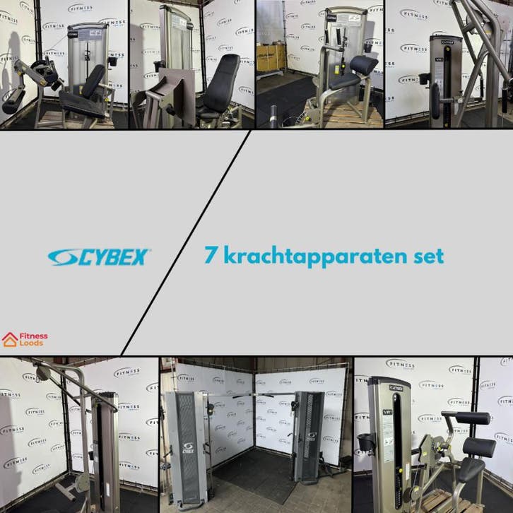 Cybex Set - 7 Krachtapparaten, Sport en Fitness, Fitnessmaterialen, Overige typen, Ophalen of Verzenden
