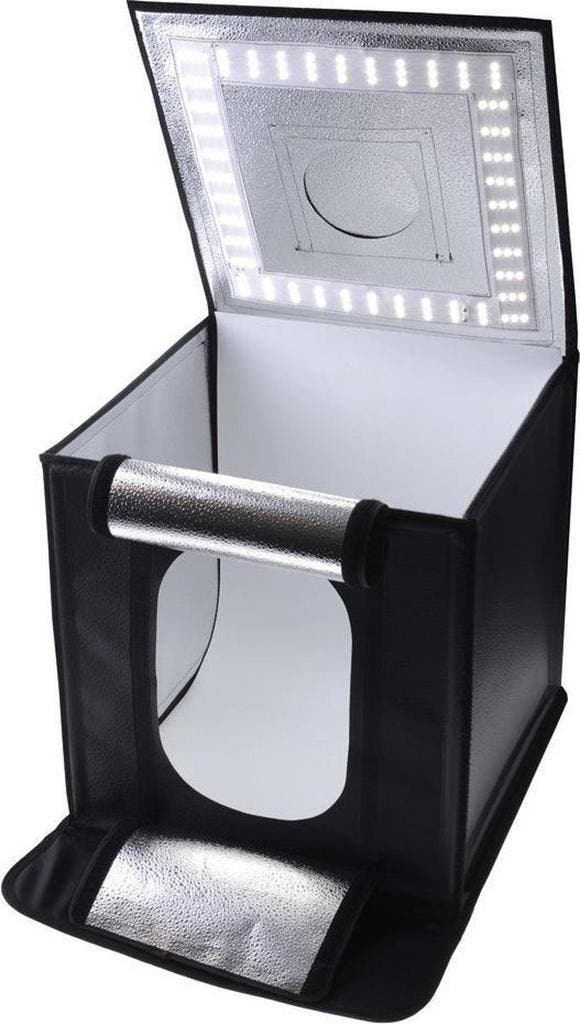 Caruba Portable Photocube LED 60x60x60cm Dimbaar, Audio, Tv en Foto, Fotografie | Lenzen en Objectieven, Verzenden