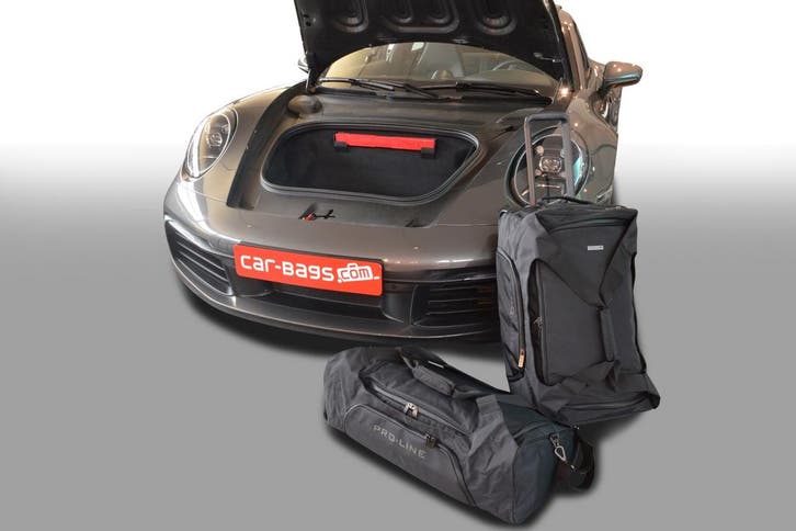 Reistassenset op maat voor Porsche 911 992 2018-heden, Sieraden, Tassen en Uiterlijk, Tassen | Reistassen en Weekendtassen, Zwart