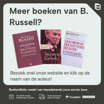 Geschiedenis van de westerse filosofie - B. Russell, Verzenden, Zo goed als nieuw, B. Russell