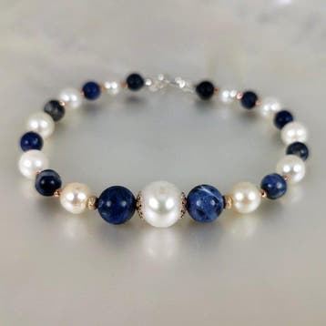 Zonder minimumprijs - Armband Zilver Parel - Parel -, Nieuw
