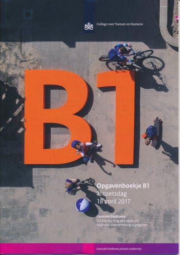 Centrale Eindtoets opgavenboekje B1 2017, Verzenden, Nieuw