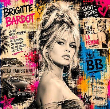 PLM-Art - Bardot Pop Art Style