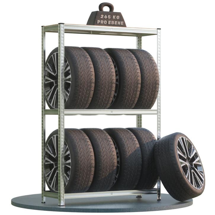 Bandenrek 180x120x40cm gegalvaniseerd 795kg (Auto-Fiets), Auto diversen, Auto-accessoires, Nieuw, Verzenden