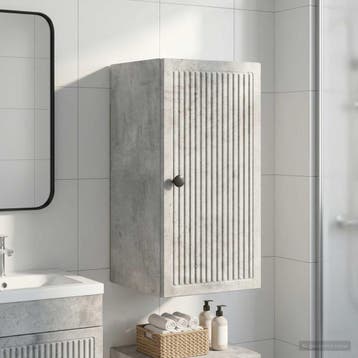 vidaXL Badkamer wandkast EDE Betongrijs 30 x 31 x 59 cm, Verzenden, Nieuw