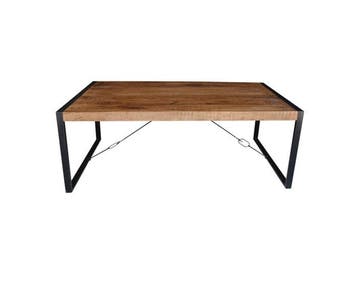 Industriële eettafel STRONG 140-220-160x90, Ophalen of Verzenden, Nieuw