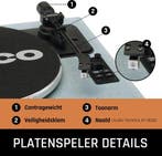 2dekans | Lenco Platenspeler met Bluetooth - Vier ingebouwde, Ophalen of Verzenden, Zo goed als nieuw