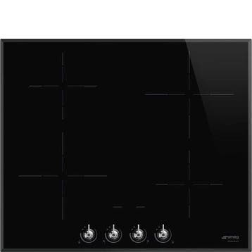 €879 Smeg Classic SI364BM kookplaat Zwart Ingebouwd 60 c, Witgoed en Apparatuur, Ophalen of Verzenden, Nieuw