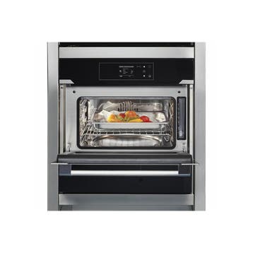 Hoover HSO450SV Inbouwoven 60x45 cm Zwart Single Steam, Hete lucht, Nieuw, Ophalen of Verzenden, Oven met grill