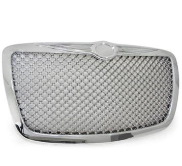 Grill honingraat-look Chrysler 300C 04-10 Chroom, Ophalen of Verzenden, Nieuw
